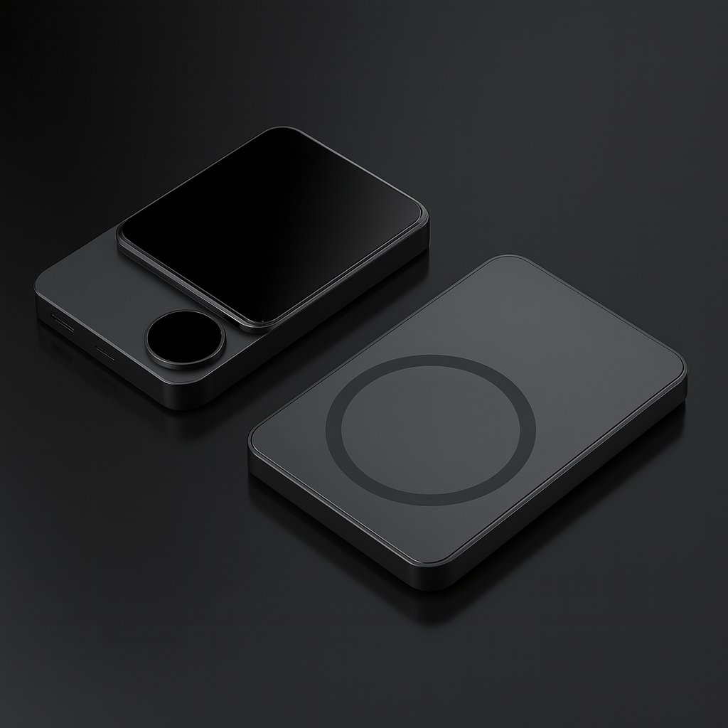 Magnetische Powerbank ultraschlank, modern & kabellos bequem